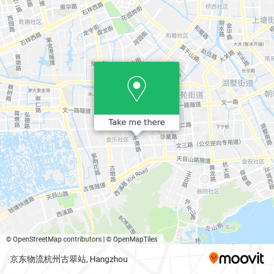 京东物流杭州古翠站 map