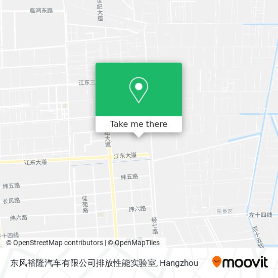东风裕隆汽车有限公司排放性能实验室 map