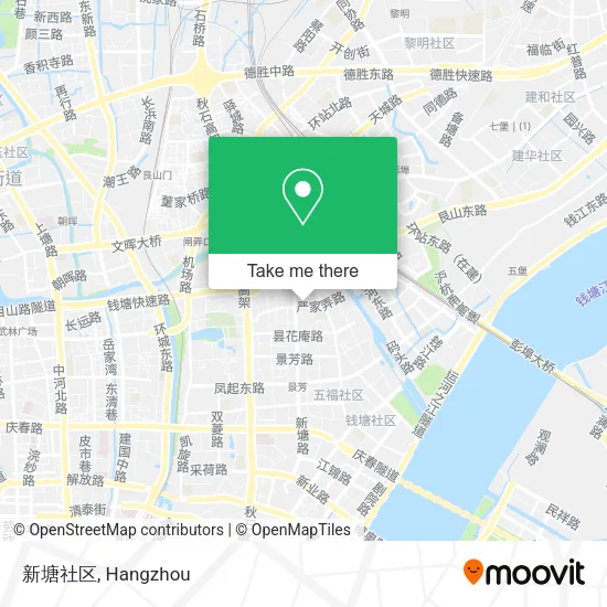 新塘社区 map