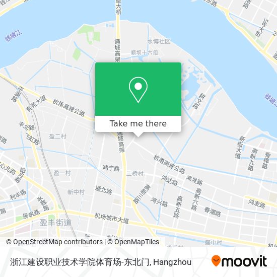 浙江建设职业技术学院体育场-东北门 map