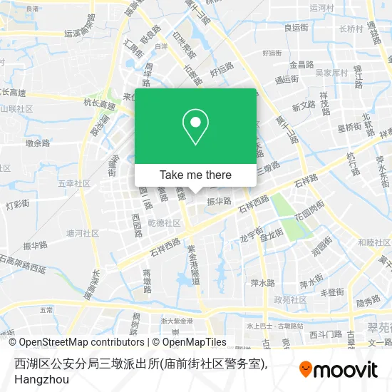 西湖区公安分局三墩派出所(庙前街社区警务室) map