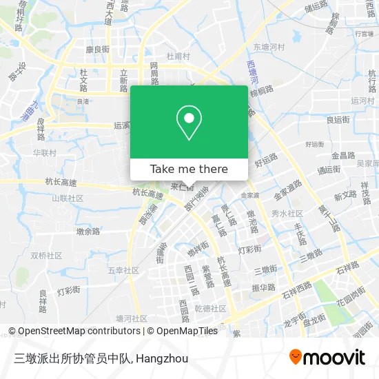 三墩派出所协管员中队 map