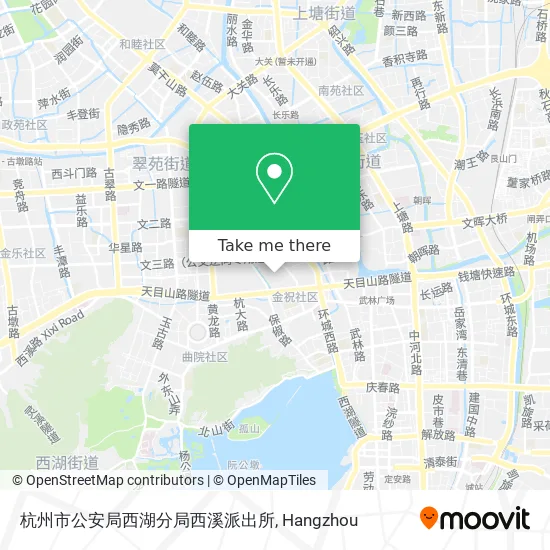 杭州市公安局西湖分局西溪派出所 map