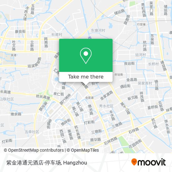 紫金港通元酒店-停车场 map