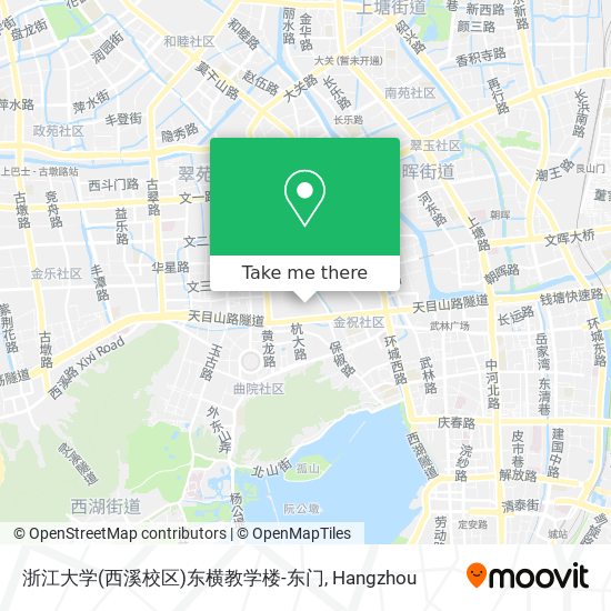 浙江大学(西溪校区)东横教学楼-东门 map