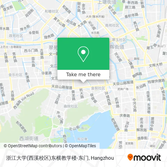 浙江大学(西溪校区)东横教学楼-东门 map