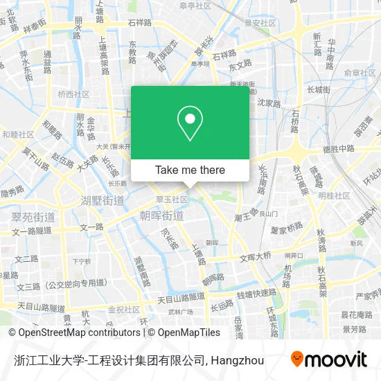 浙江工业大学-工程设计集团有限公司 map