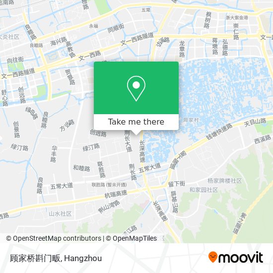 顾家桥斟门畈 map