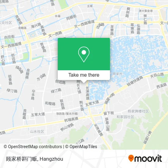 顾家桥斟门畈 map