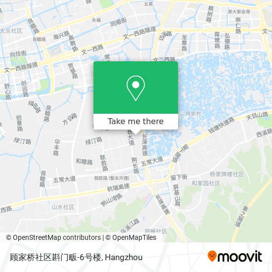 顾家桥社区斟门畈-6号楼 map