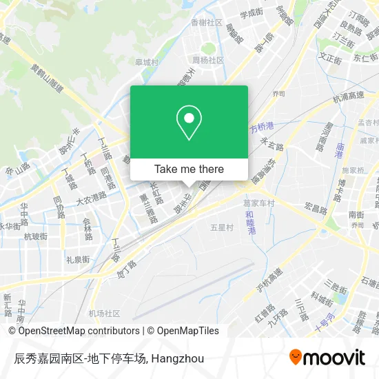 辰秀嘉园南区-地下停车场 map