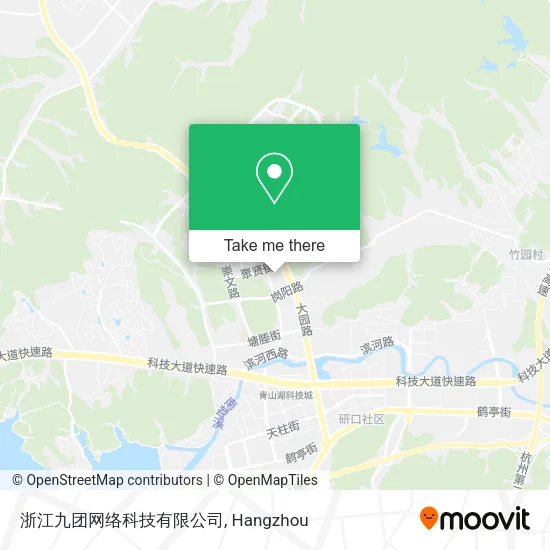 浙江九团网络科技有限公司 map