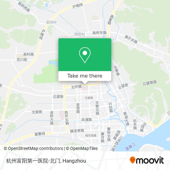 杭州富阳第一医院-北门 map
