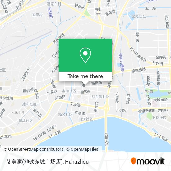艾美家(地铁东城广场店) map