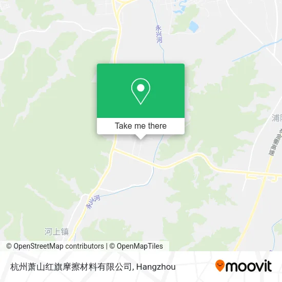 杭州萧山红旗摩擦材料有限公司 map