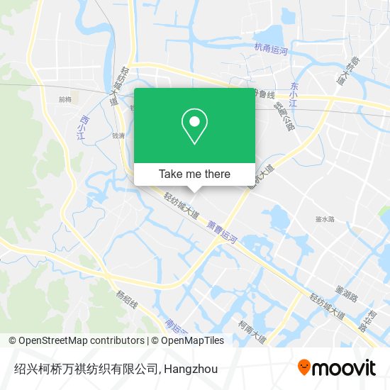 绍兴柯桥万祺纺织有限公司 map