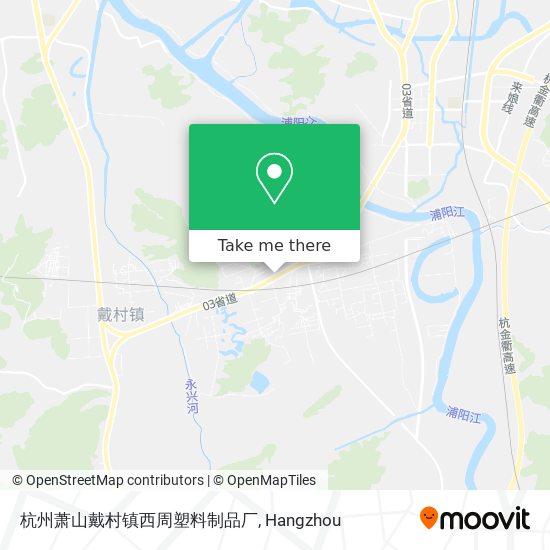杭州萧山戴村镇西周塑料制品厂 map