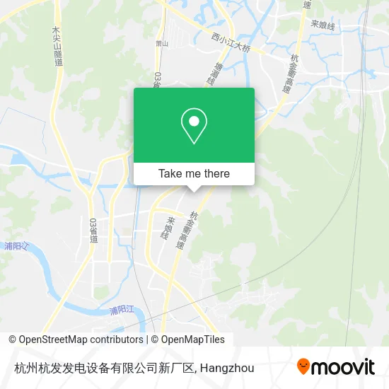 杭州杭发发电设备有限公司新厂区 map