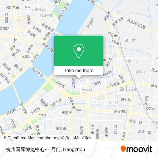 杭州国际博览中心-一号门 map