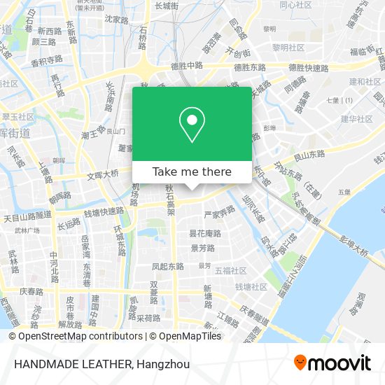HANDMADE LEATHER map
