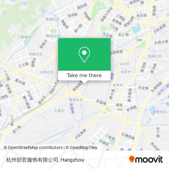 杭州邵哲服饰有限公司 map