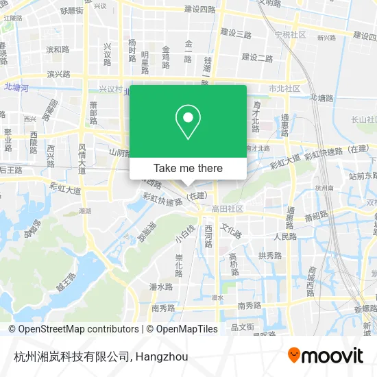 杭州湘岚科技有限公司 map