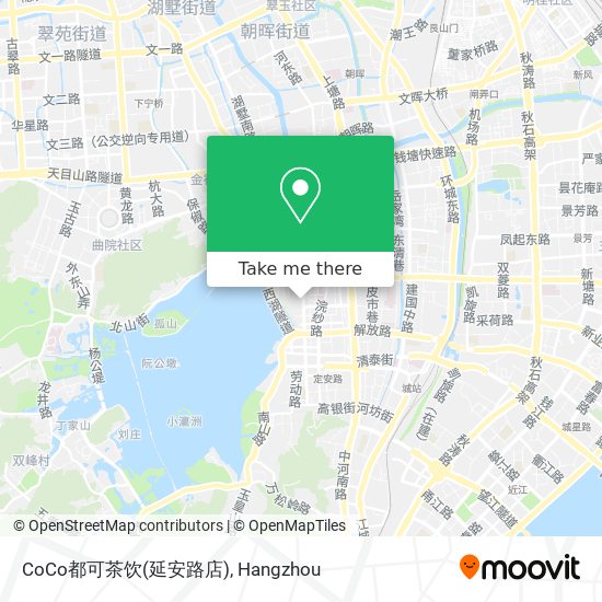 CoCo都可茶饮(延安路店) map
