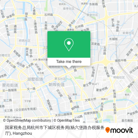 国家税务总局杭州市下城区税务局(杨六堡路办税服务厅) map