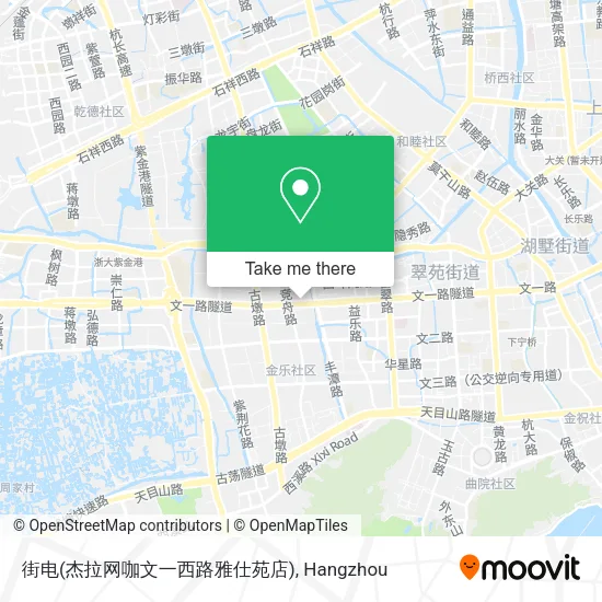 街电(杰拉网咖文一西路雅仕苑店) map