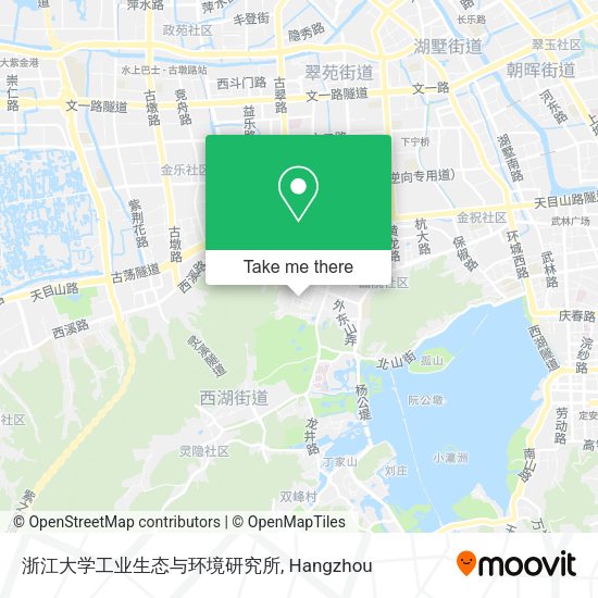 浙江大学工业生态与环境研究所 map