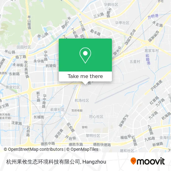 杭州果攸生态环境科技有限公司 map