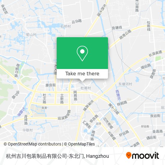 杭州吉川包装制品有限公司-东北门 map