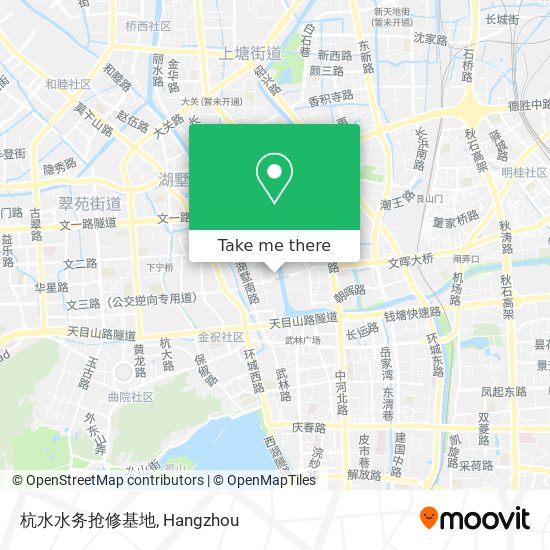 杭水水务抢修基地 map