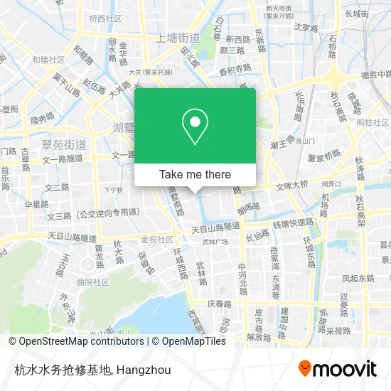杭水水务抢修基地 map