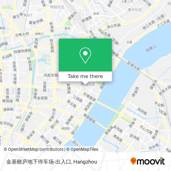 金基晓庐地下停车场-出入口 map