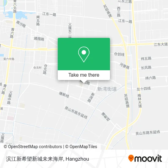 滨江新希望新城未来海岸 map