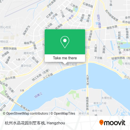 杭州水晶花园别墅客栈 map
