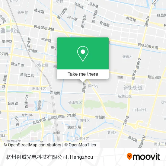 杭州创威光电科技有限公司 map