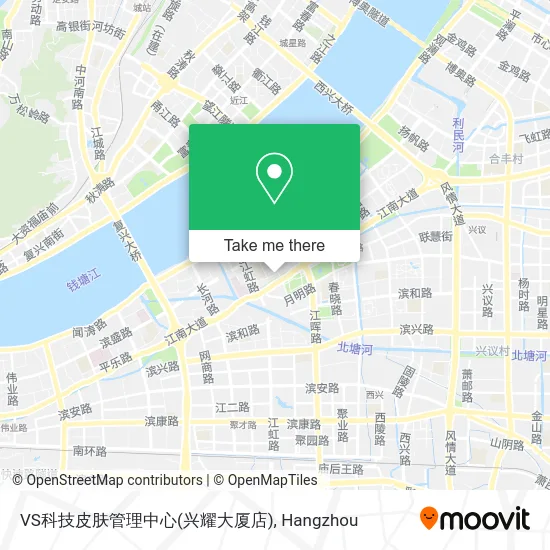 VS科技皮肤管理中心(兴耀大厦店) map