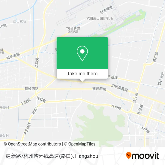 建新路/杭州湾环线高速(路口) map