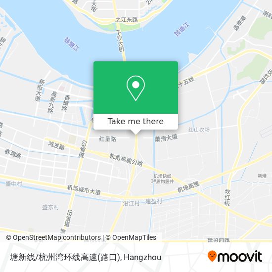 塘新线/杭州湾环线高速(路口) map