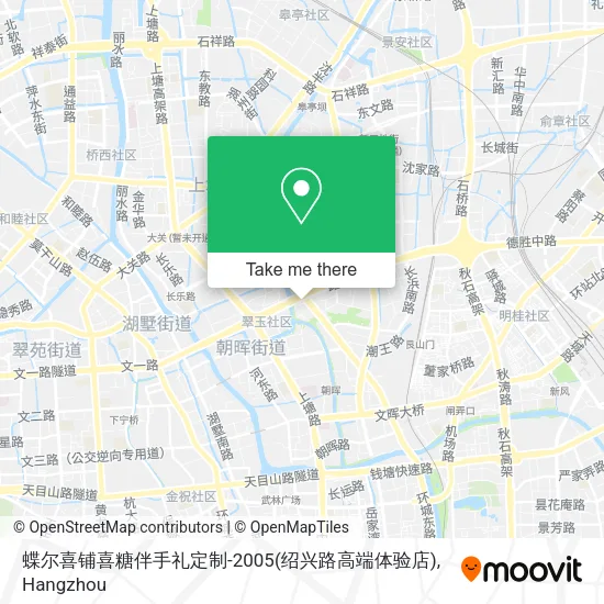 蝶尔喜铺喜糖伴手礼定制-2005(绍兴路高端体验店) map