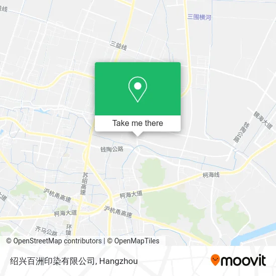 绍兴百洲印染有限公司 map