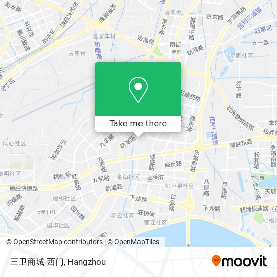 三卫商城-西门 map