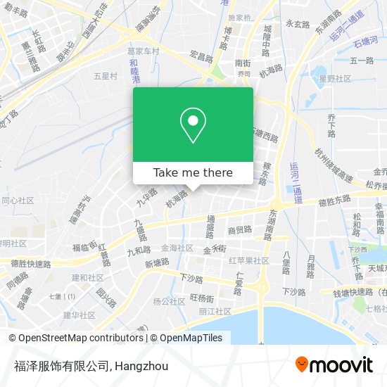 福泽服饰有限公司 map