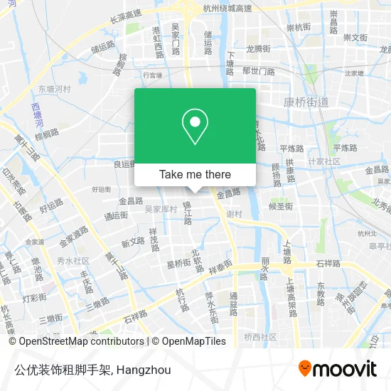 公优装饰租脚手架 map