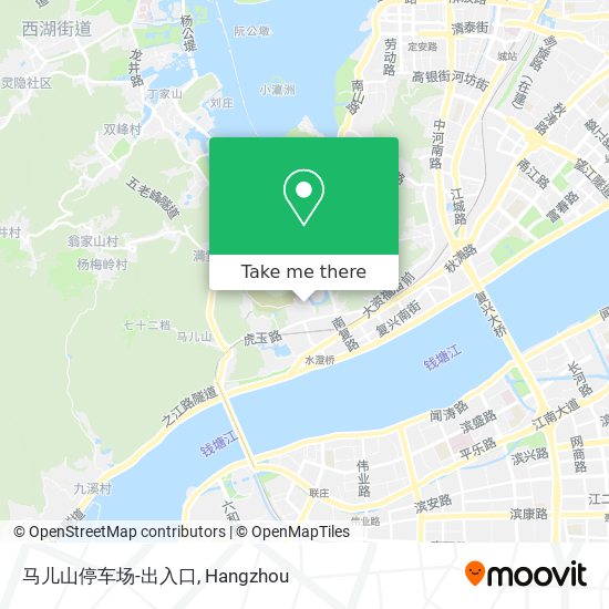 马儿山停车场-出入口 map