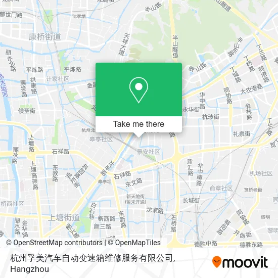 杭州孚美汽车自动变速箱维修服务有限公司 map