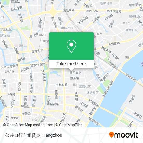 公共自行车租赁点 map