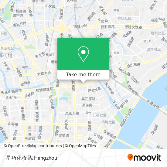 星巧化妆品 map